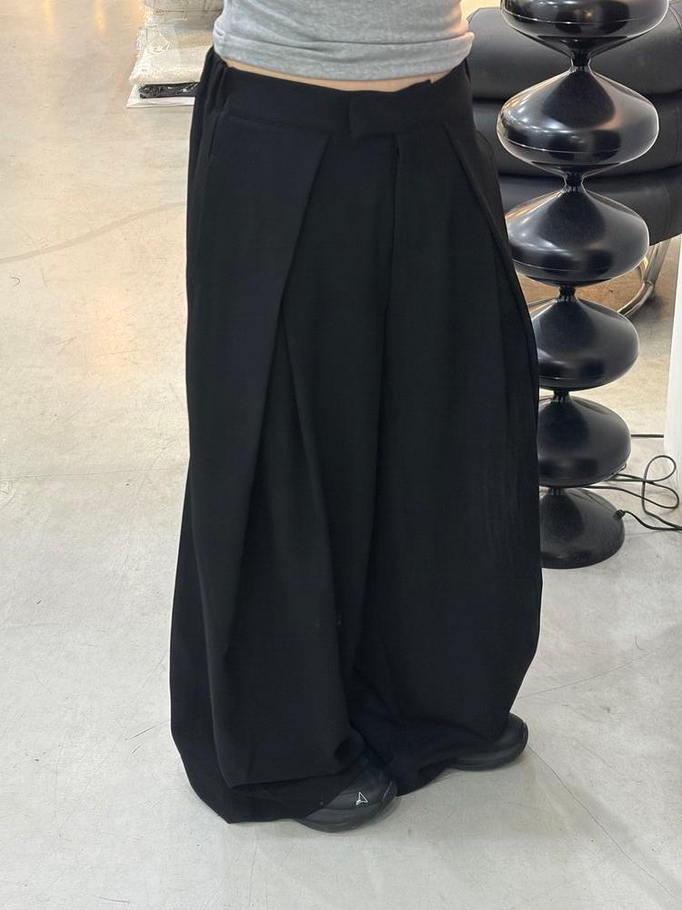 [ 선주문창 월요일당일배송 + 사장언니추천픽 슬랙스 뒷밴드 ]  pipi set pants