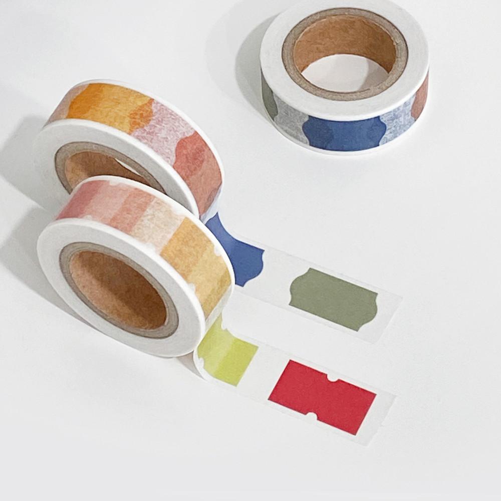 [color label masking tape] 컬러 라벨 마스킹테이프