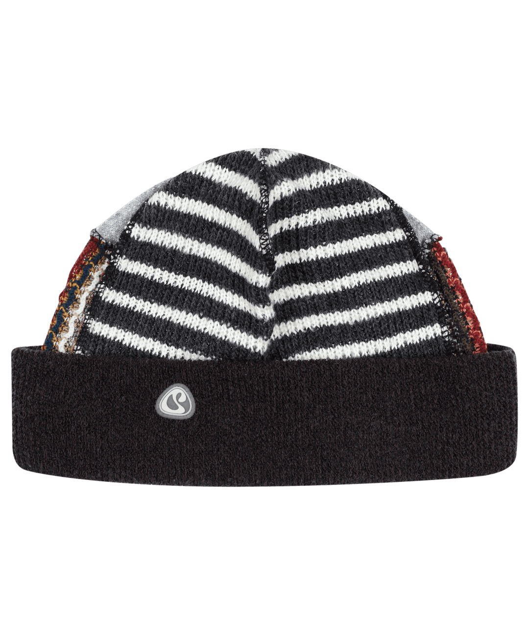PATCHWORK BEANIE BROWN