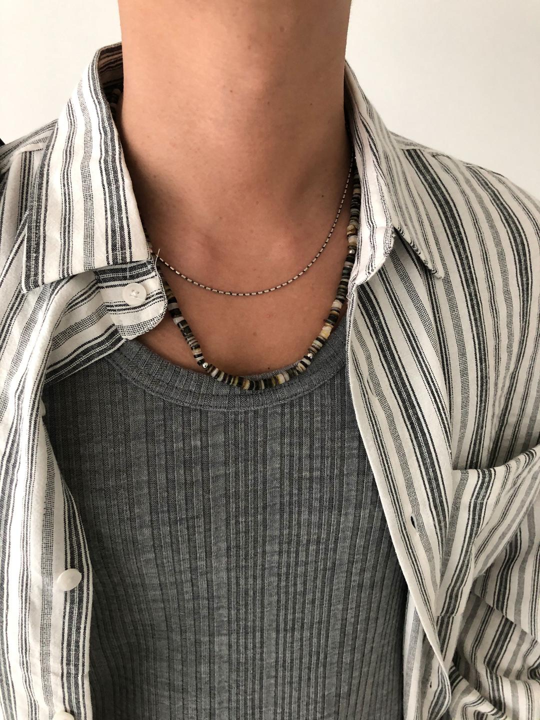 wood ball necklace