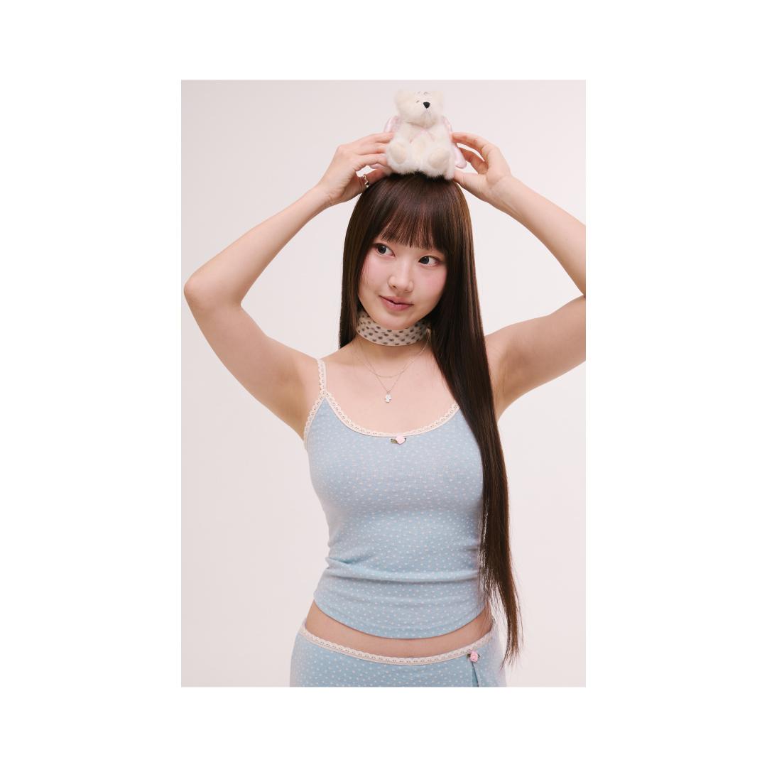 star sleeveless babi blue