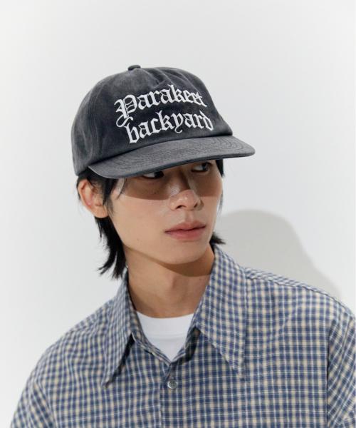 백야드 빈티지 워시드 캡 (워시드 블랙)