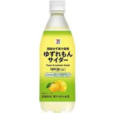 세븐 세븐 프리미엄 유자 레몬 사이다 500ml 일본과자 존맛탱 펜트리 별미, 15세트