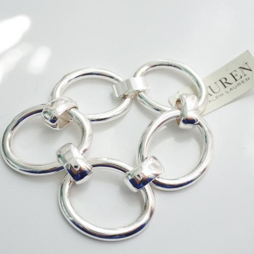 2000s LAUREN RALPH LAUREN silvertone bracelet