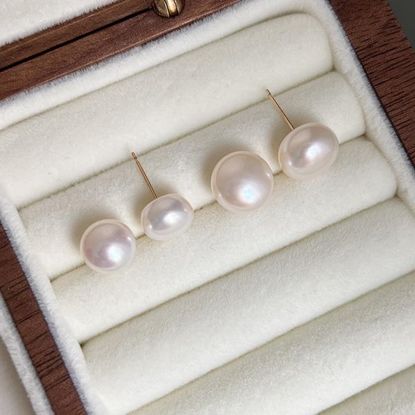 14Kgold / 담수진주 귀걸이