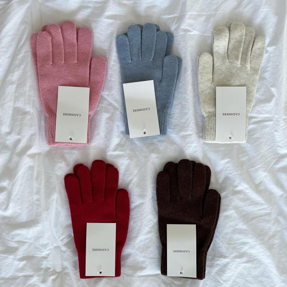 로키 캐시미어 장갑 (오트밀,소라,브라운,레드,핑크) 오트밀,레드,소라,핑크컬러 당일발송