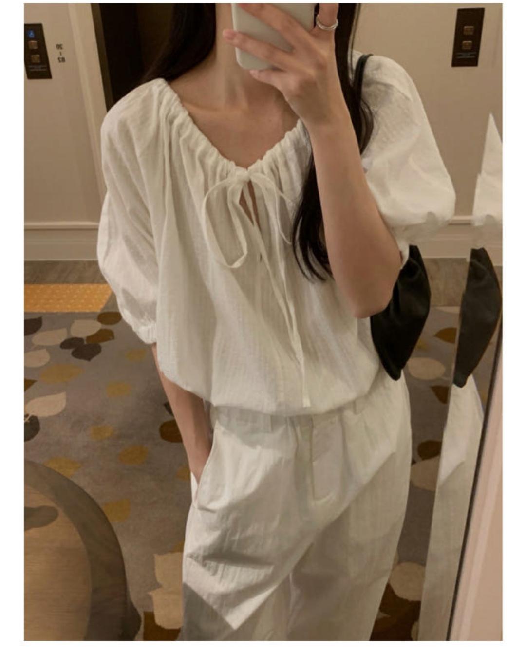 머쉬룸 블라우스