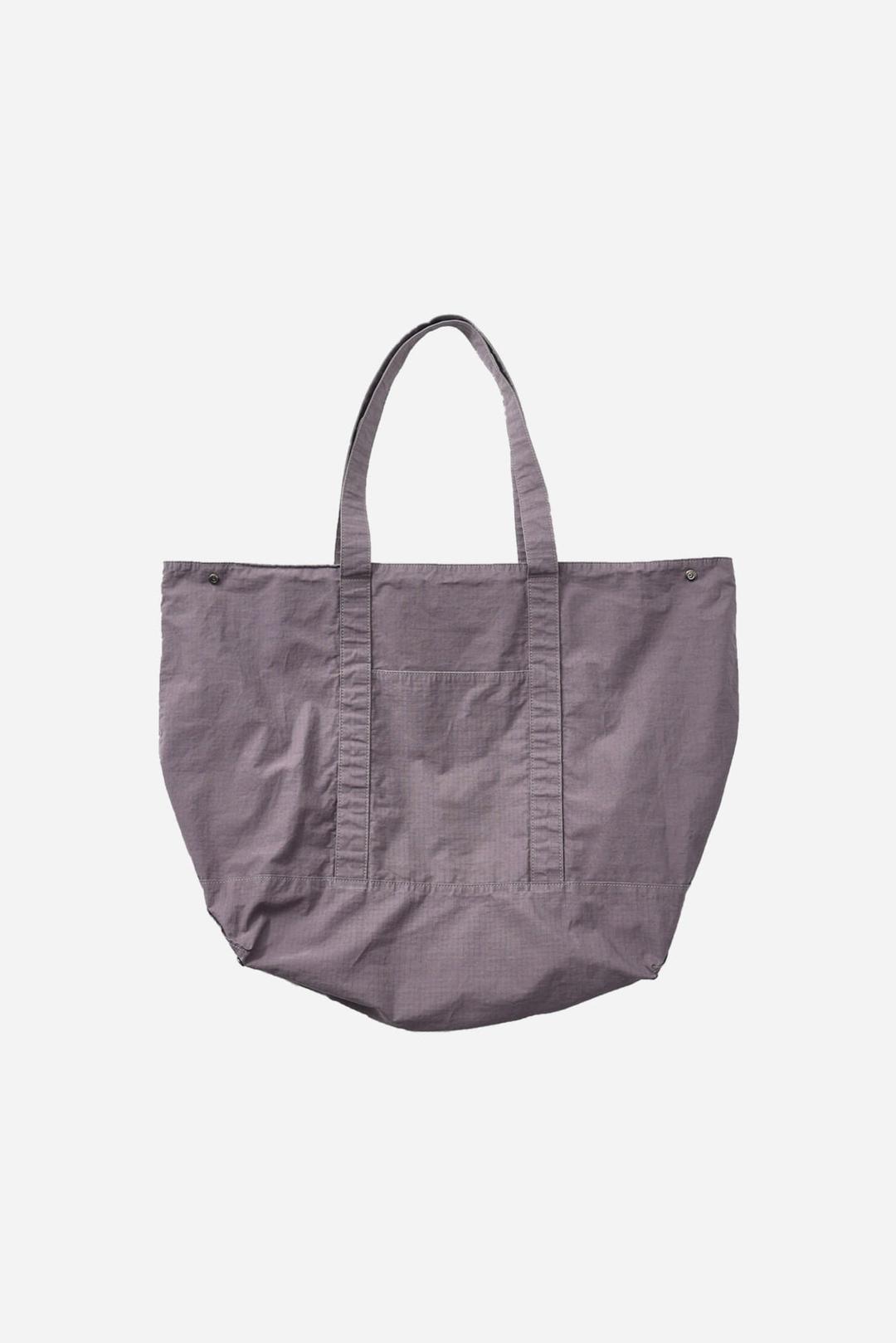999HUMANITY Av Ribstop Tote Bag "Washed Purple\" 999휴머니티 Av 립스탑 토트 백 \"워시드 퍼플\"
