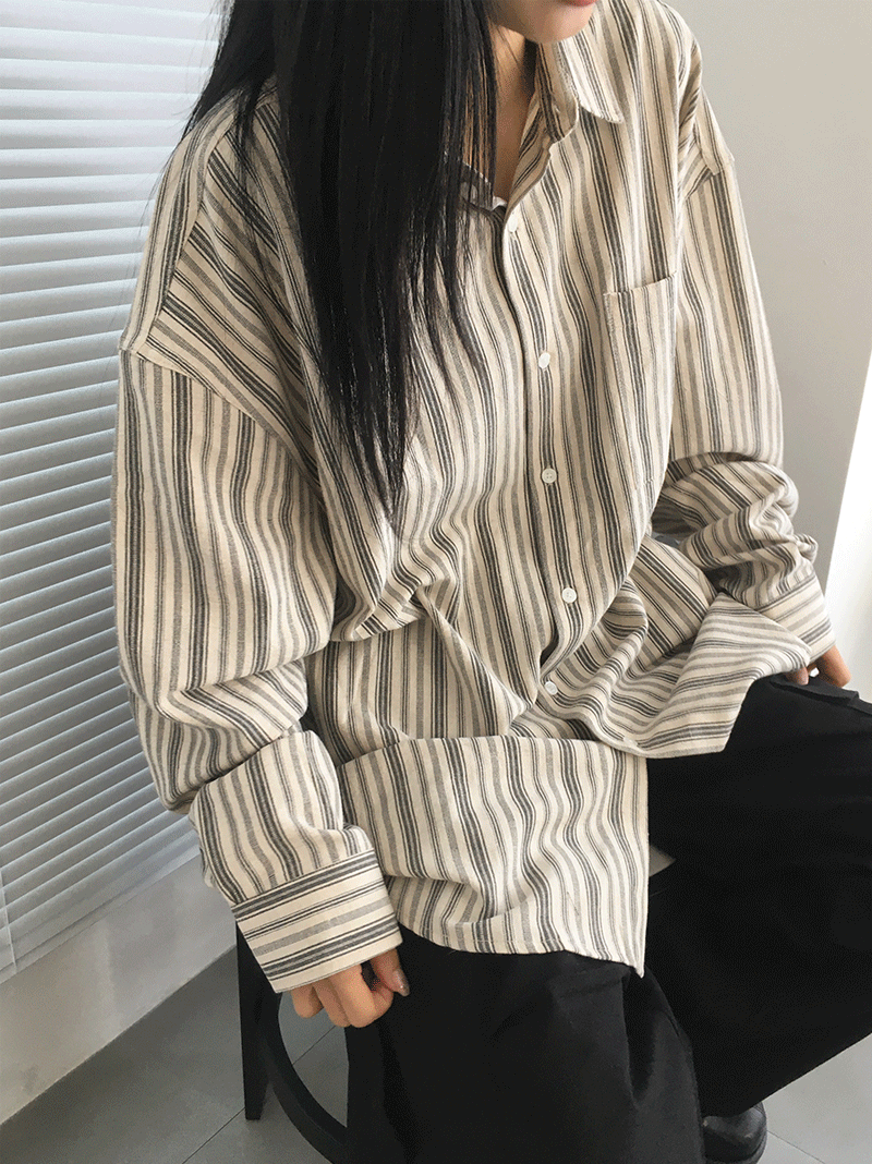 WAVE STRIPE SHIRT