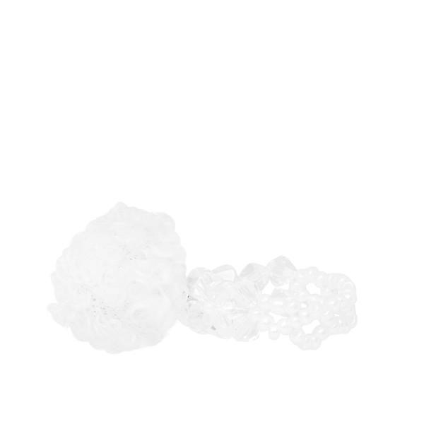 Fluffy Beads Ring (White)