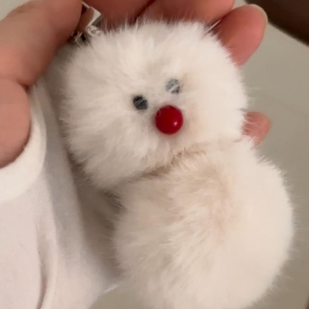 낫띵크 부스스 눈사람 키링