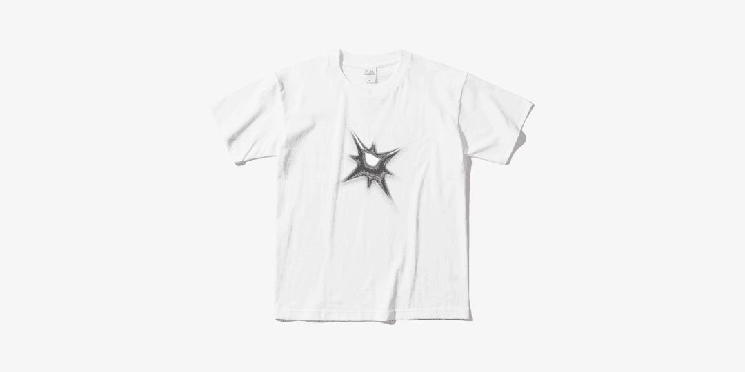 오버핏 silver sparkle 티셔츠