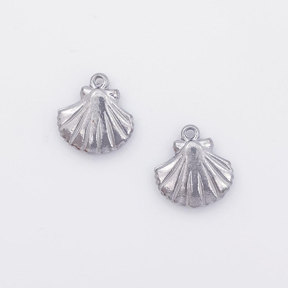 써지컬스틸 조개펜던트 써지컬펜던트 조개목걸이