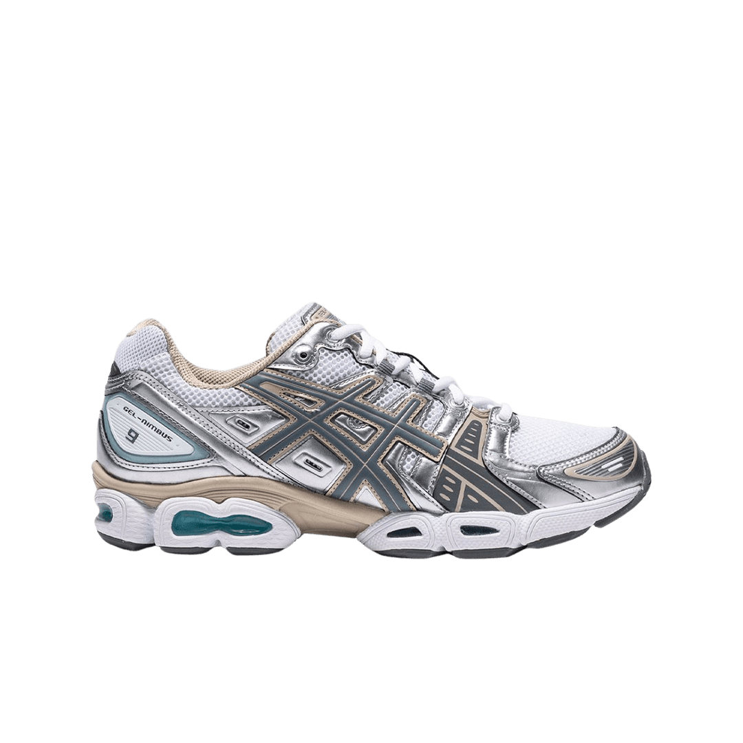 Asics Gel-Nimbus 9 White Steel Gray