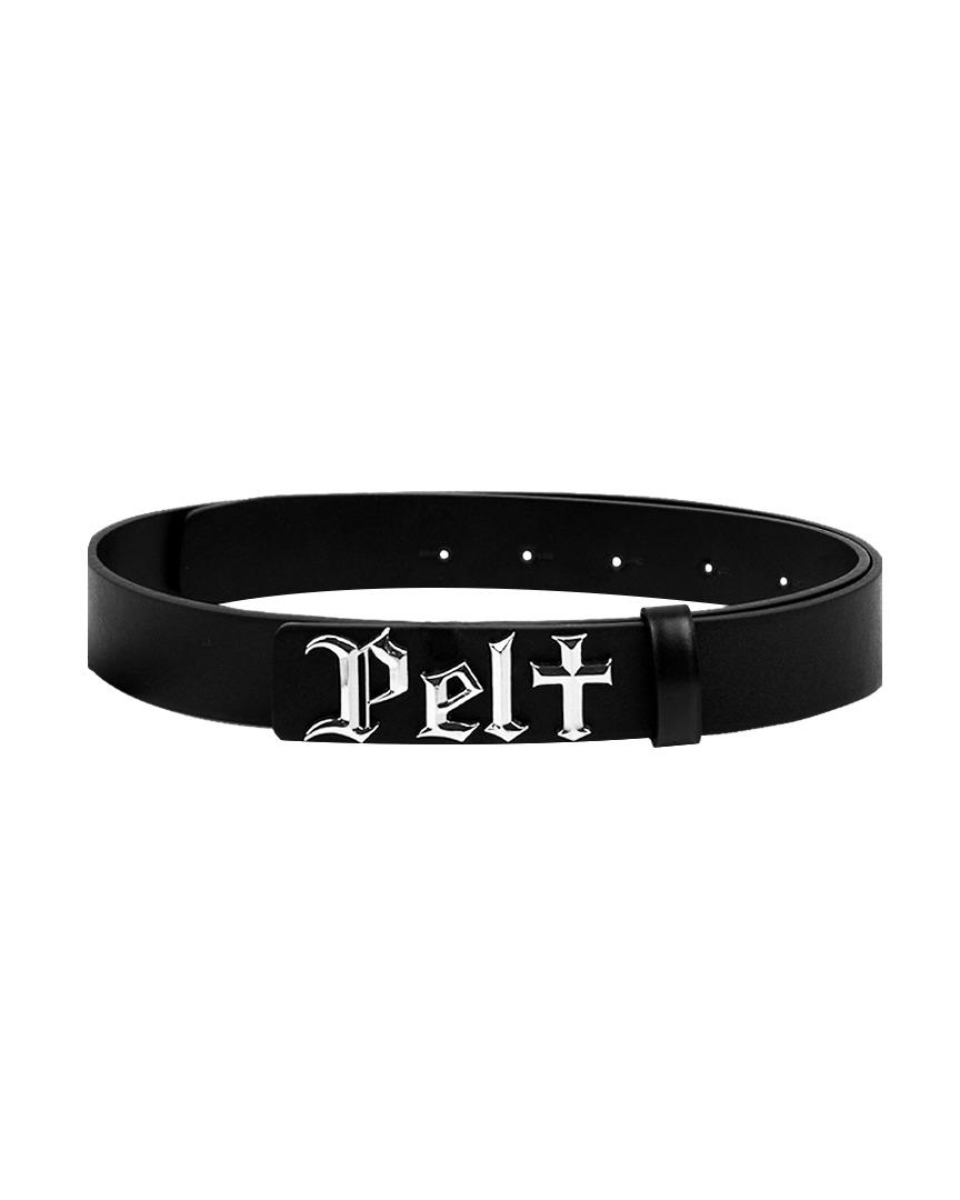 Basic Metal Logo Belt : Women's Black (PA0GBF001BK)