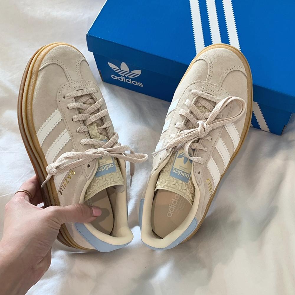 아디다스 가젤 볼드 원더 화이트 블루 빅키즈