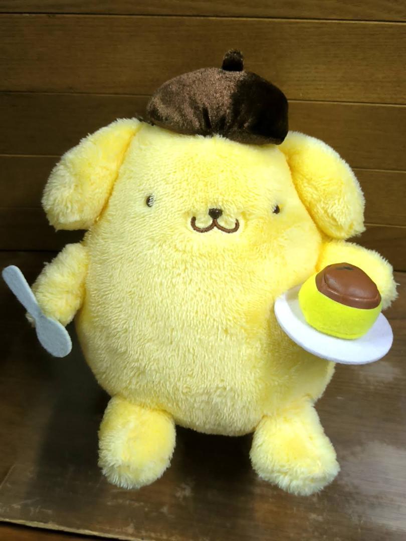 KDDI電報 サンリオ ポムポムプリン ぬいぐるみ [全高22cm] でんぽっぽ