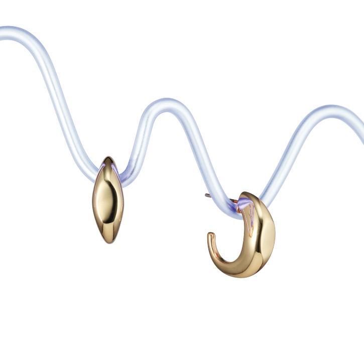 Curio Signet Earring gold