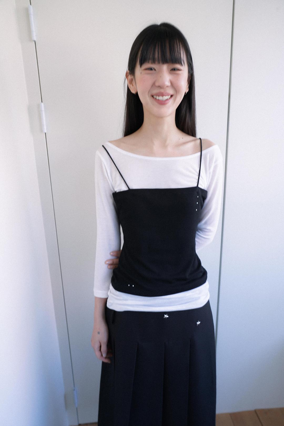 [2nd RESTOCK] boat neck layered top