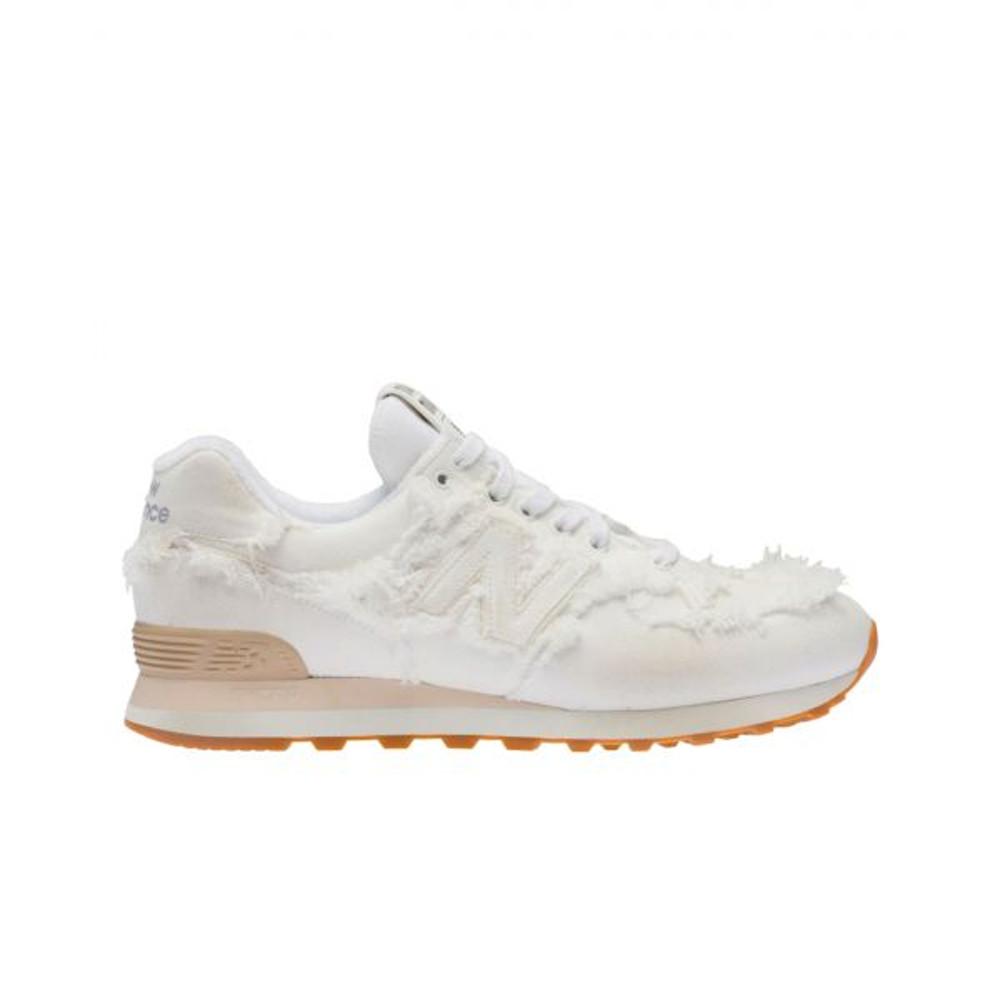 우먼스 뉴발란스 x 미우 574 데님 화이트 NEW BALANCE 미우미우 Denim White