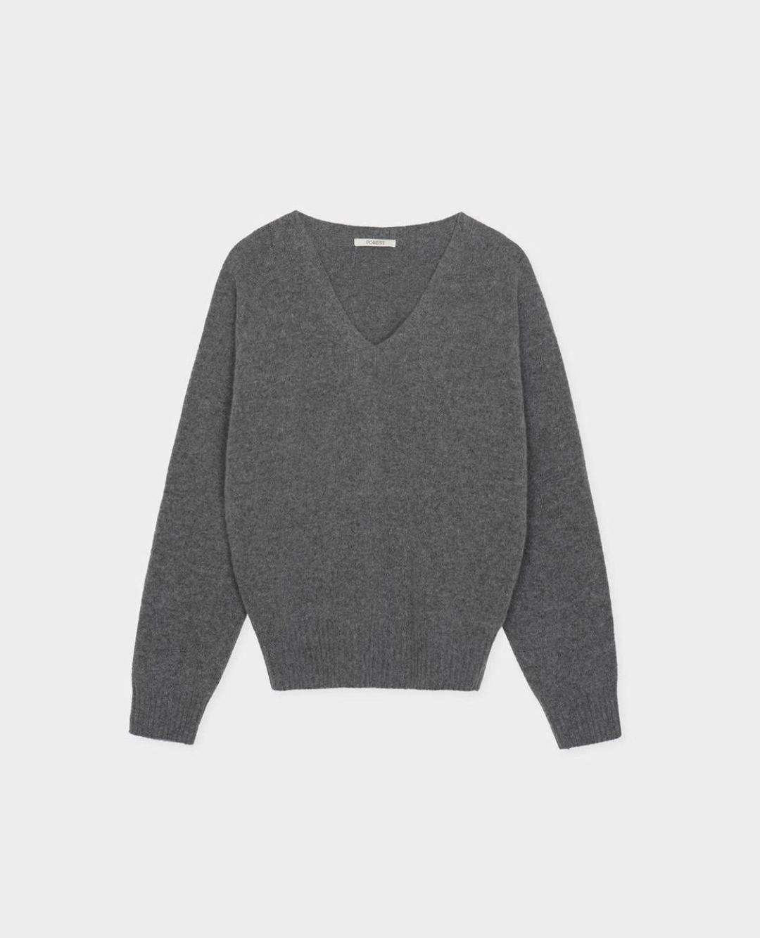 더몬트 포레스트 윈터 스킨 홀가먼트 브이넥 니트 (5color)