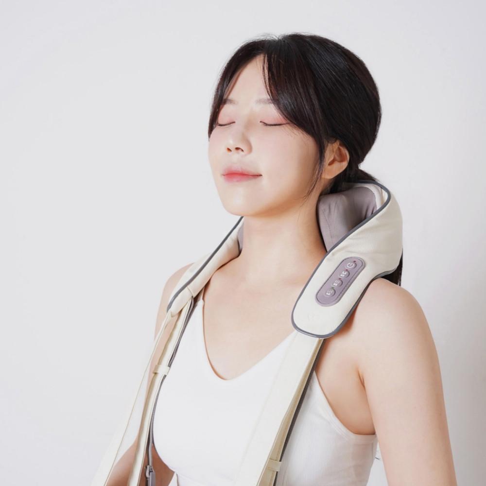 클로 넥앤프로 무선 목 어깨 마사지기 안마기 마사지기계 승모근 마사지 허리