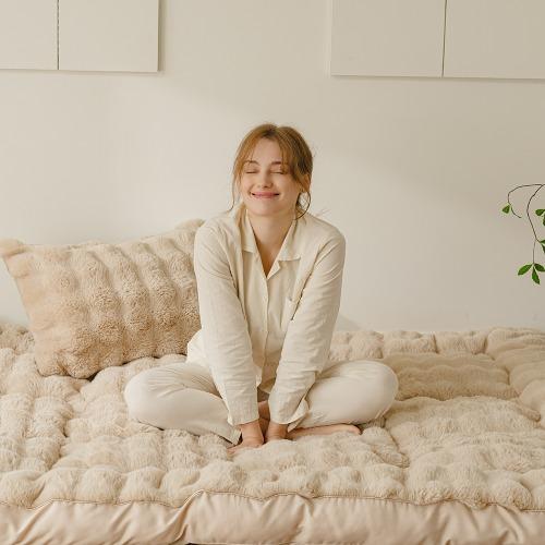 밍크 양면토퍼&이불블랭킷 세트