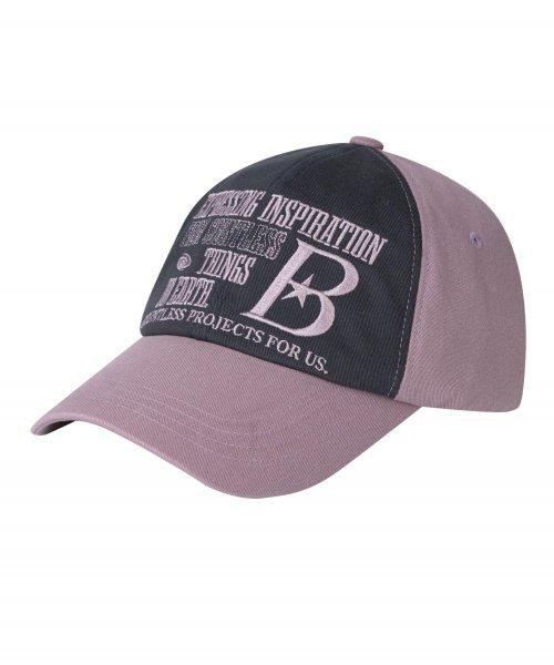 B LOGO 볼캡 [더스티 퍼플]