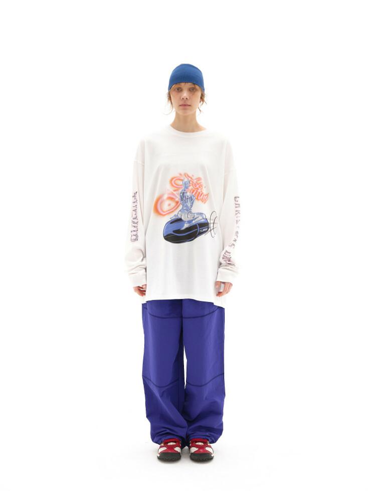 Tuewid No future long sleeve t-shirts wh&bl