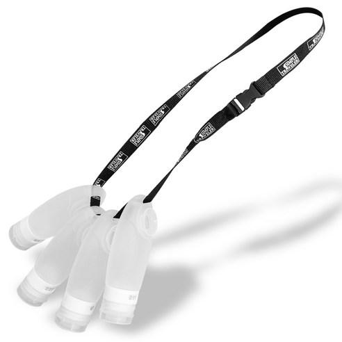 심플트레블러 여행용 실리콘공병 4개 세트 휴대용 흡착식 수영장 헬스장 버클 스트랩, 60ml, 4개