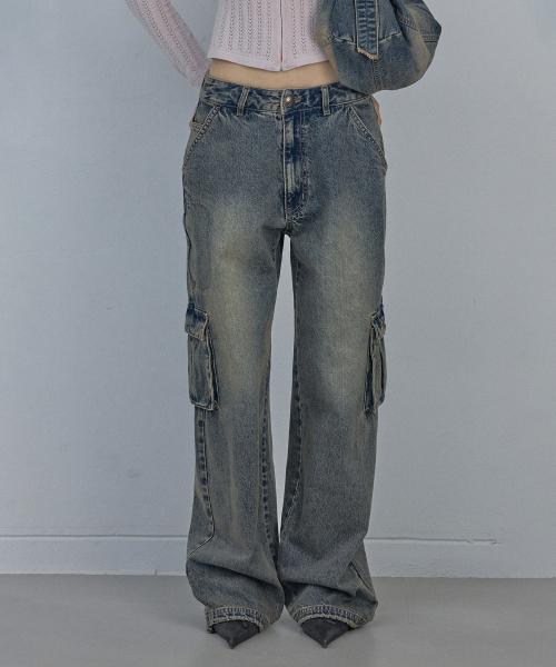 스컬프터(SCULPTOR)  Acid Cargo Jogger Pants Vintage Tint - 사이즈 & 후기 | 무신사