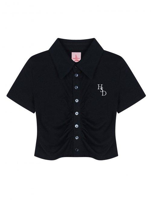 HSD SYMBOL LOGO CROP SHIRT