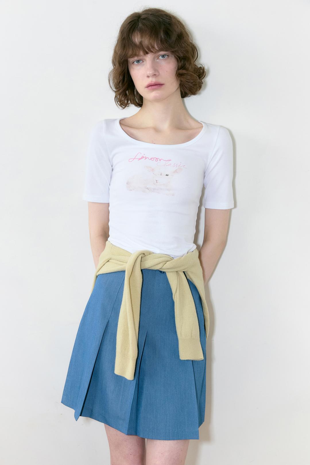 Pure Lamb Slim T-Shirt (White)