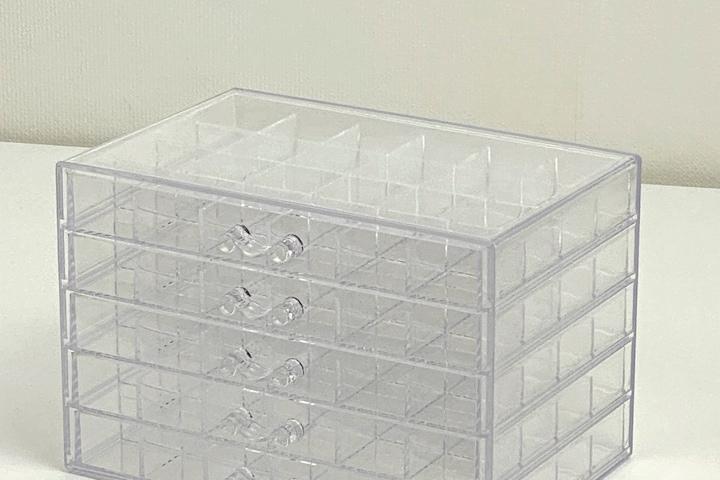아크릴 네일 파츠 정리함 5단