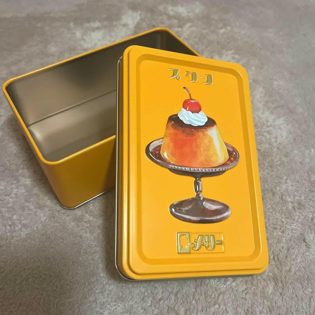 メリー　はじけるキャンディチョコレート　プリン缶（中身なし）