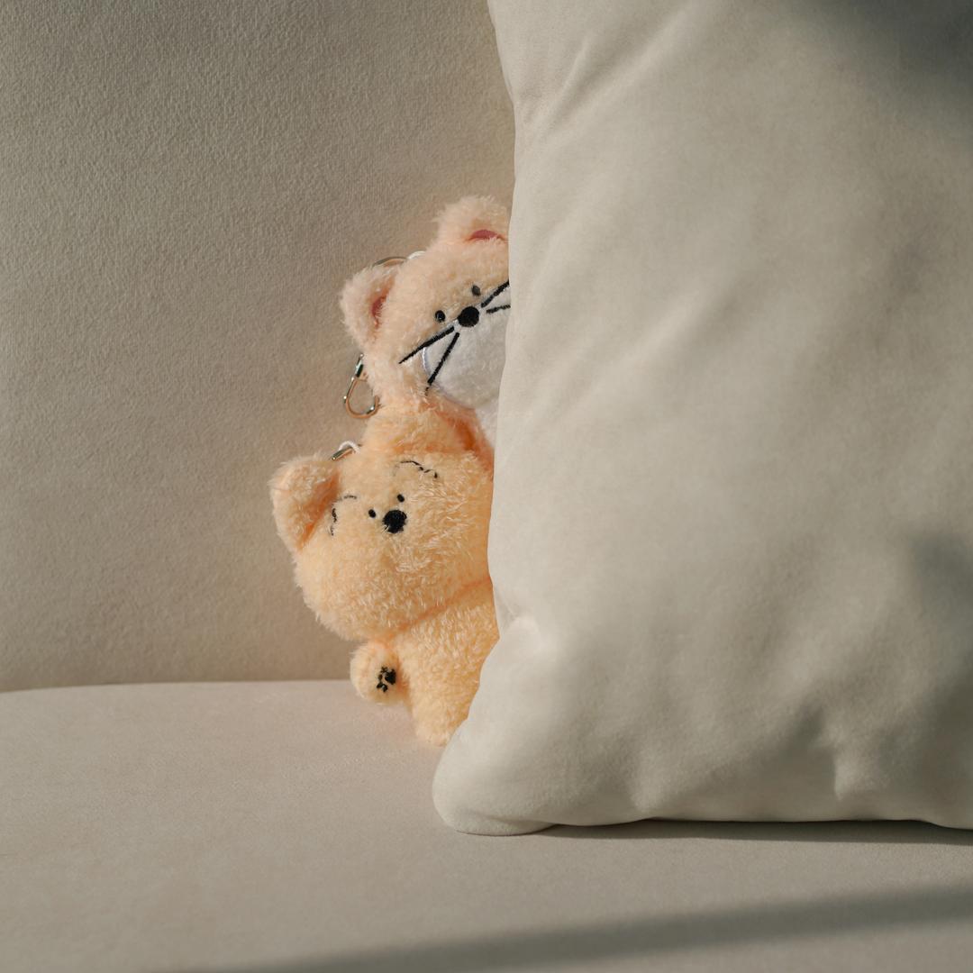 납작 인형 키링 2종