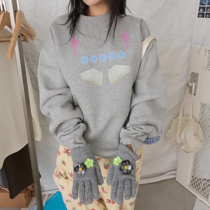 unreal angel sweatshirt_melange