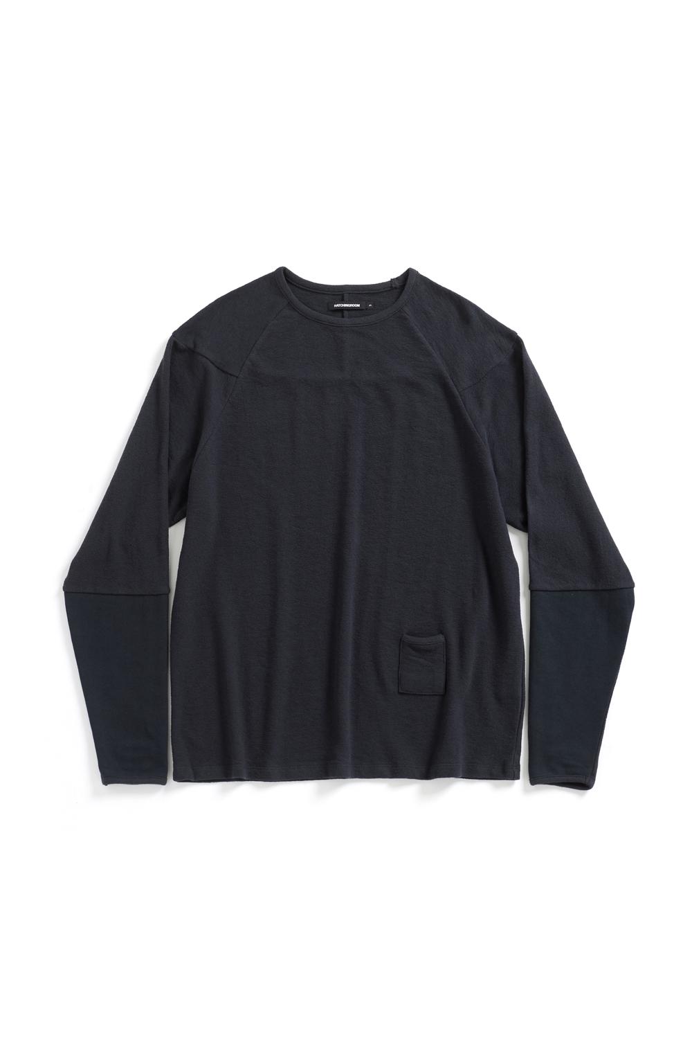 Incision Tee Blue Charcoal