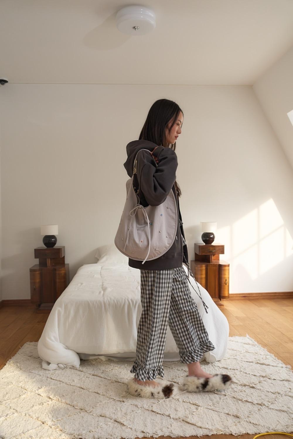 Saalty Ocean Shoulder Bag / Gray