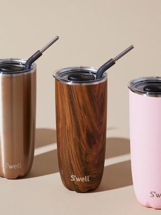 티크우드 스트로우 텀블러 710ml (각인 커스텀)