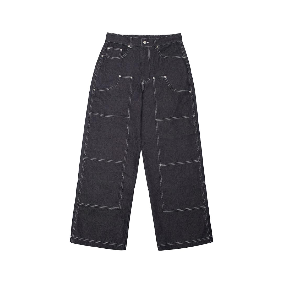 RAW DENIM CARPENTER PANTS [BLUE]