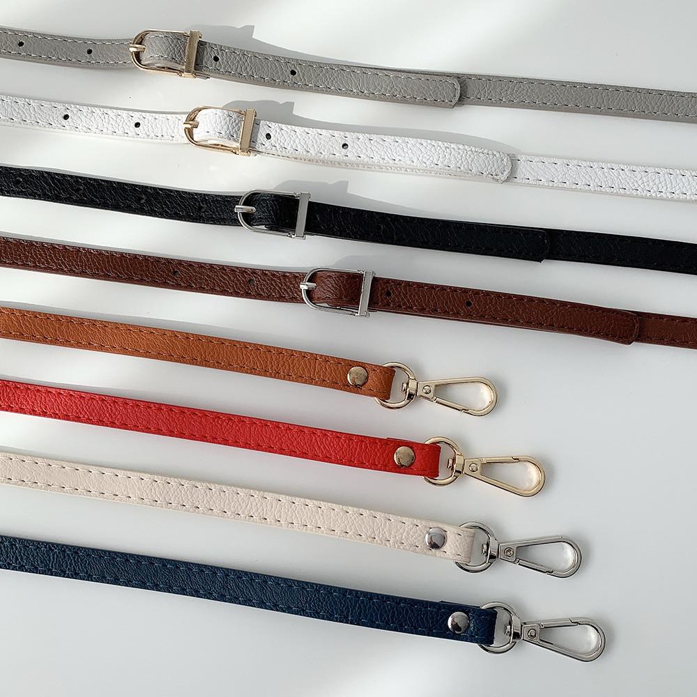 크로스 버클 핸드백 가죽 가방 스트랩 끈