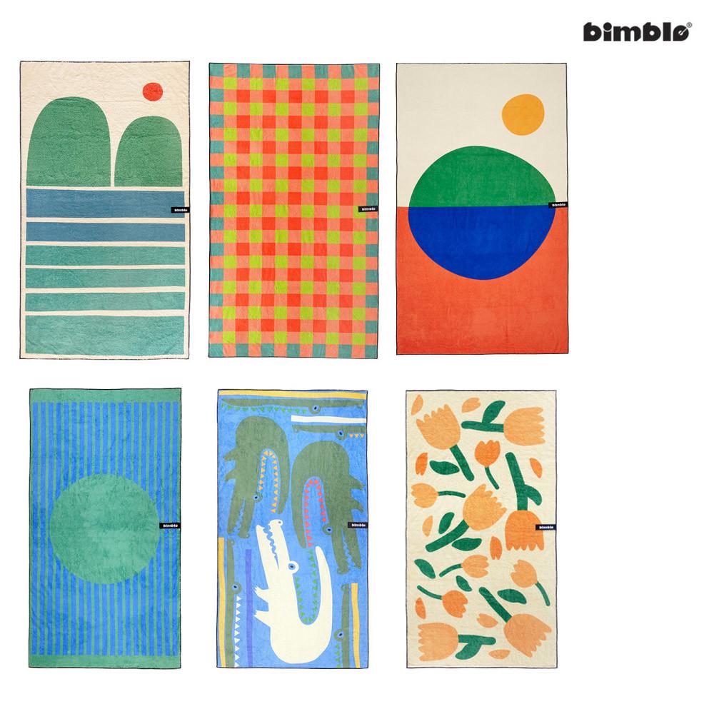 빔블 멀티 비치타올 감성캠핑 블랭킷 해변 비치타올 피크닉매트