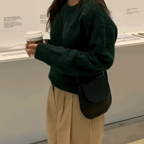 브레드 라운드 Knit (Wool 8%)