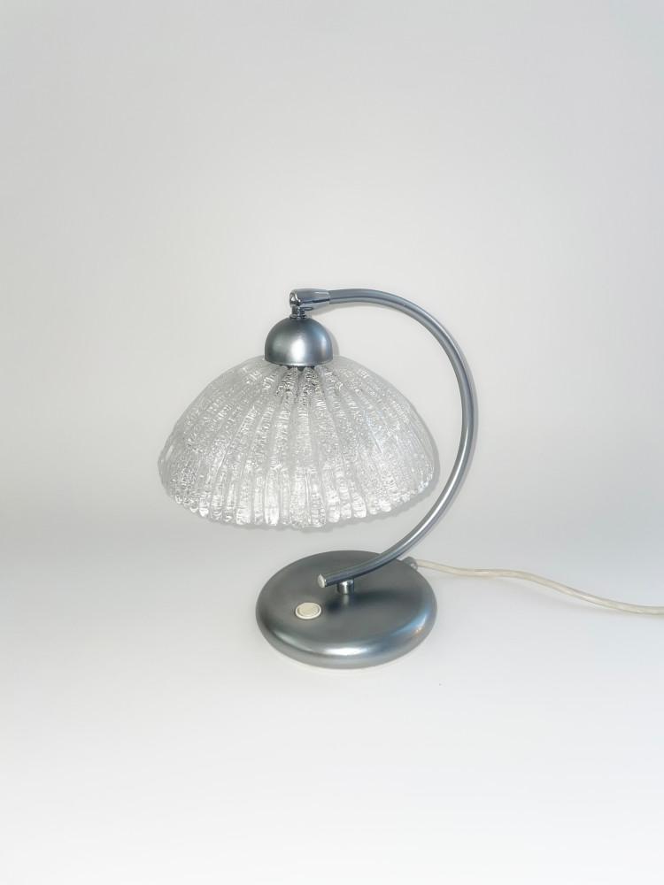 [중고] [빈티지] Product 068 / 글라스 크롬 데스크 램프 SIJAJ HRASTNIK Crystal Chrome desk lamp