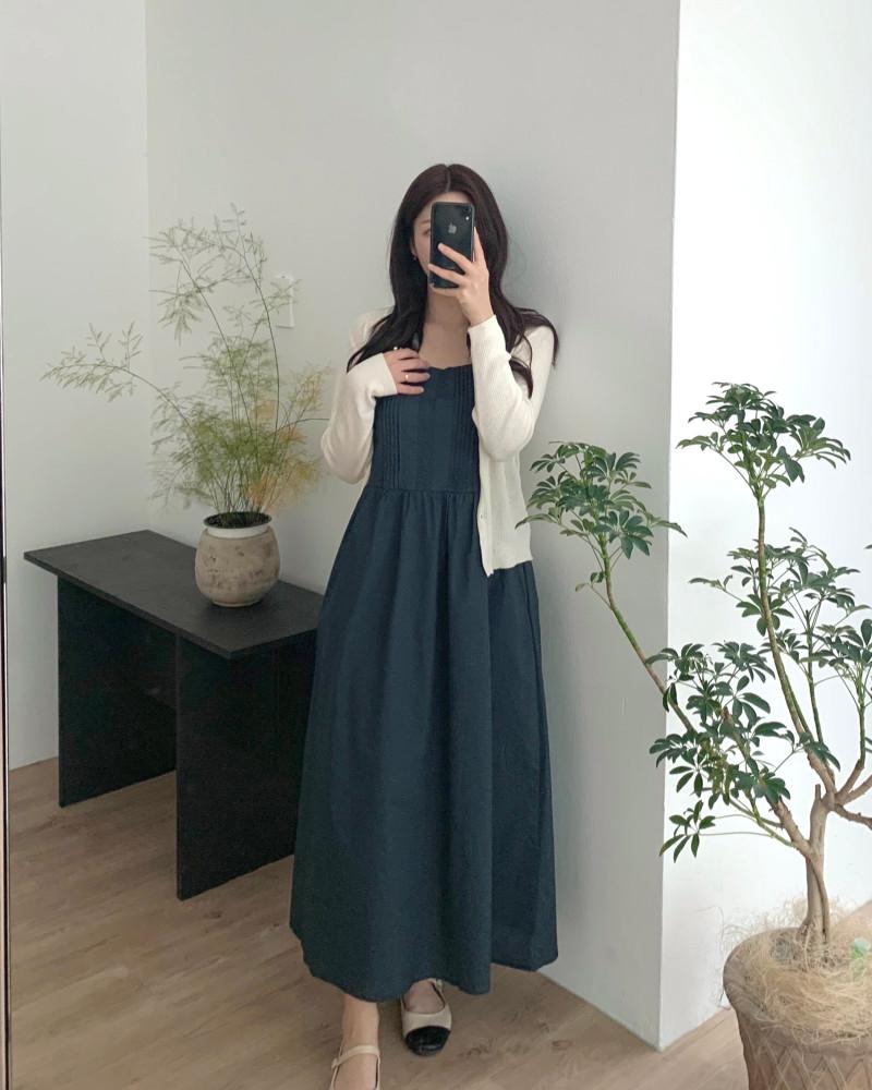 [여름ops🧸] 로에브 핀턱 나시 원피스