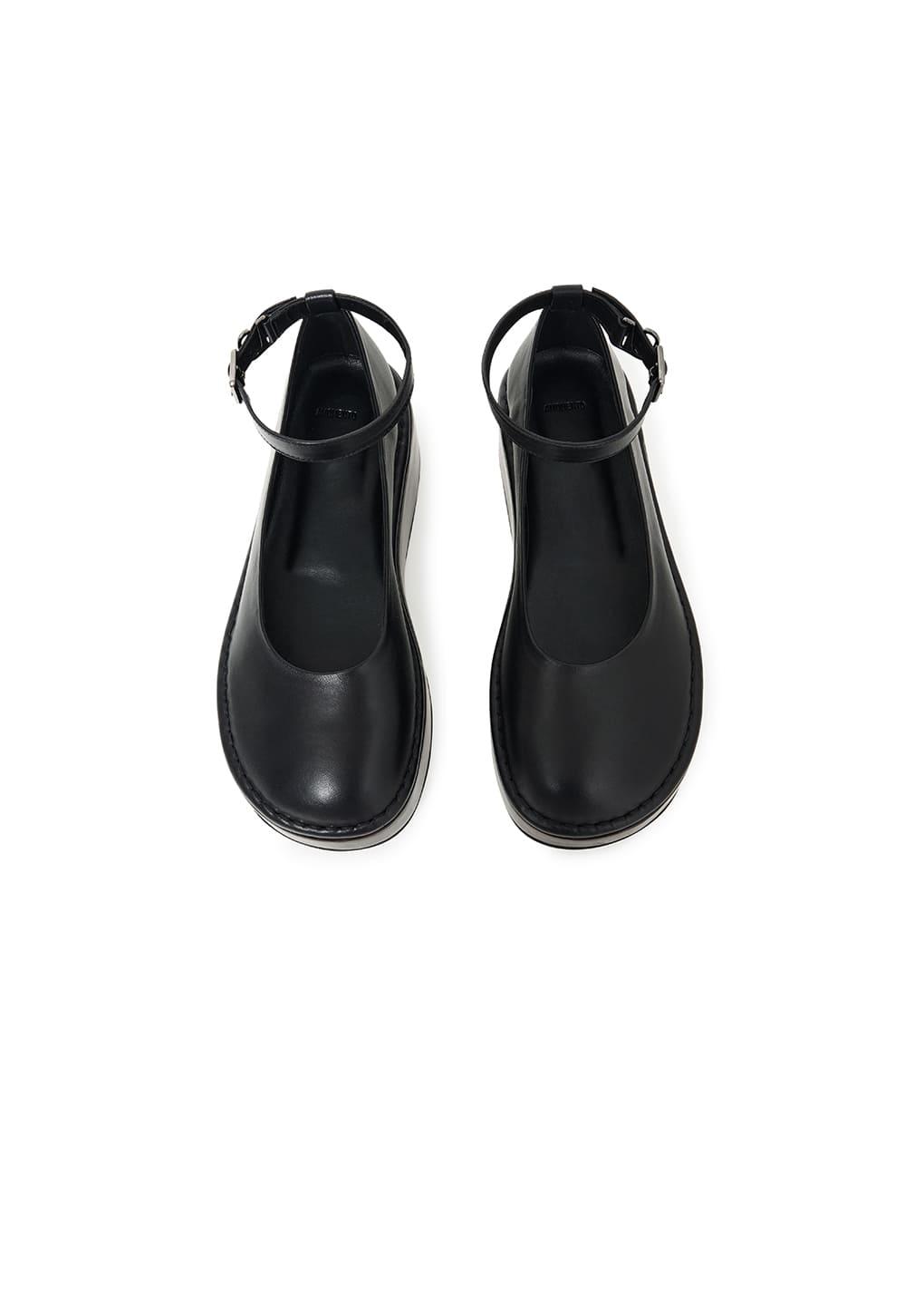 platform flats, black