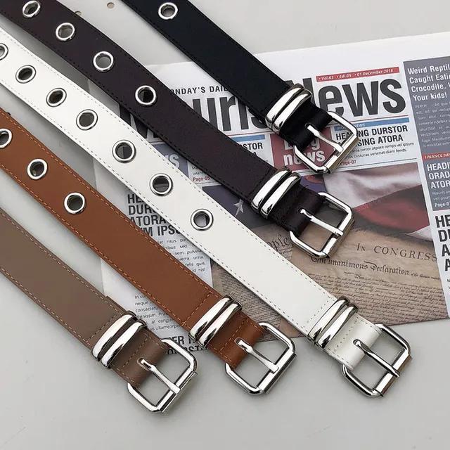 (당일발송)라인 펀칭 아일렛 벨트