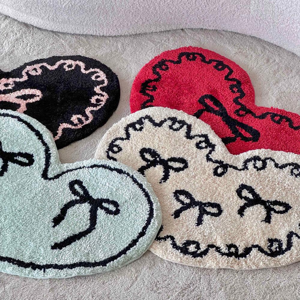 페이퍼가든 자체제작 가든 러블리 본 터프팅 러그 4종 발매트