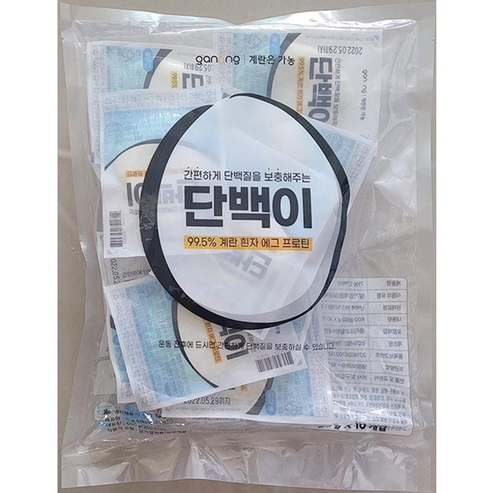 가농 계란 흰자 에그 프로틴 단백이 600g (60g X 10개입) [원산지:국산]